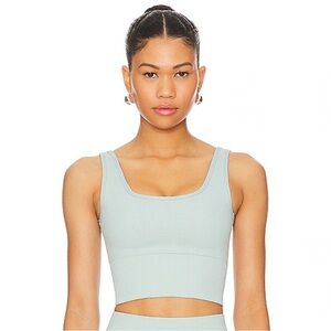 Like new StretchWell Wren Tank in Gray MistWellBeing + BeingWell sports bra top